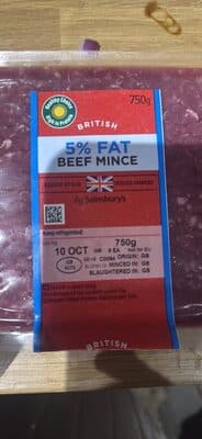 British beef mince
