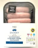 SKINNY pork sausages