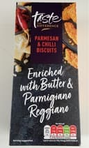 Parmesan &chillu biscuits