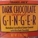 Dark Chocolate covered ginger