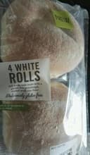 4 white rolls without wheat