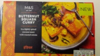 Butternut squash curry
