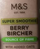 Berry bircher smoothie