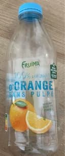 Jus d'orange sans pulpe