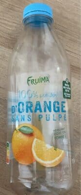 Jus d'orange sans pulpe