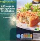 Cheese and spring onion crispbakes