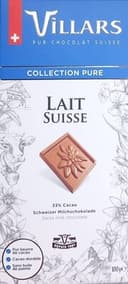 Chocolat lait suisse