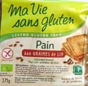 Pain sans gluten graines de lin