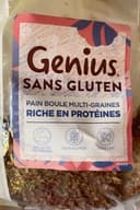 Pain boule multigraines riche en protéines