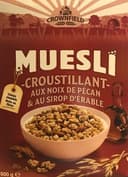 Muesli croustillant aux noix de pécan et au sirop d'érable