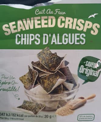 Seaweed crisps -  Chips d'algues