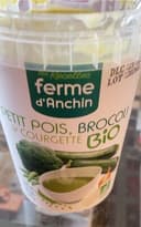 Petits pois, brocoli et courgette Bio