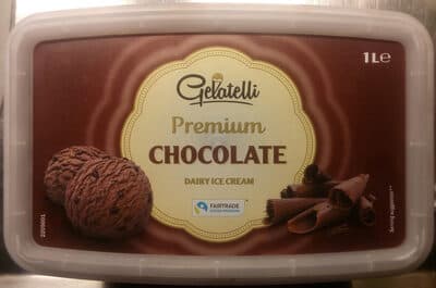 Bon Gelati Eiscreme mit Schlagsahne