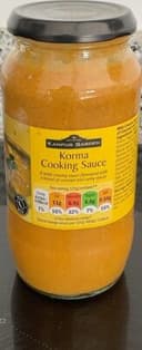 Korma cooking sauce