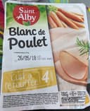 Blanc de Poulet - Cuit à l'étouffée (4 tranches)