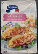 Croissants au jambon