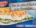 Filet de colin d'Alaska à la Florentine