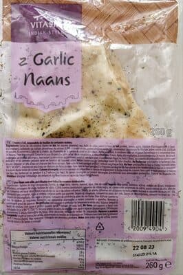 2 Garlic Naans