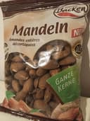 Amandes entières décortiquées