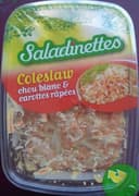 Coleslaw - Salade assaisonnée de chou et carottes râpées
