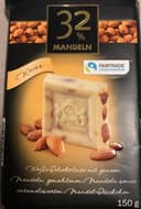 Chocolat blanc 32% amandes
