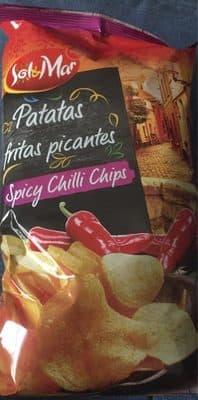 Chips de pomme de terre au piment piquant