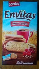 Envitas - Biscuits aux céréales avec fourrages aux framboises et aux airelles