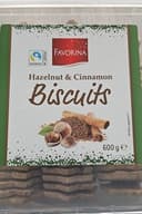 Hazelnut & Cinnamon biscuits