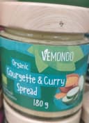 Bio courgette-curry spread
