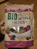 Bio muesli croustillant fruits rouges