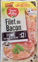 Filet de bacon fumé