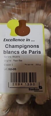 Champignons Blanc de Paris