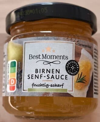 Birnen Senf Sauce (sauce poire moutarde)