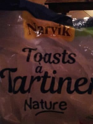 Toasts à  tartiner