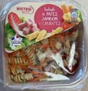 Salade de pâtes jambon et crudités