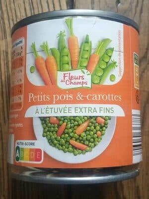 Petits pois et carottes à l'étuvée extra fins