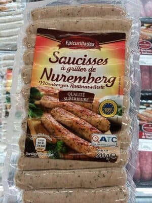 Saucisses à griller de Nuremberg