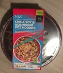 Chilli, soy & mushroom rice noodles
