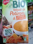 Liebig bio velouté potiron & graines de courge