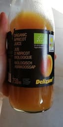 Jus d'abricot biologique