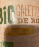 Galette de riz bio