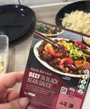 Beef in black bean sauce