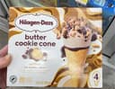 Coffee Butter cookie cone