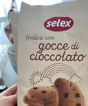 Frollini con gocce di cioccolato