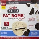 Fat Bomb Snack Cup Cookies and Cream