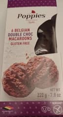 6 Belgian double choc macaroons