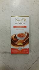Lindt, creme brulee milk chocolate