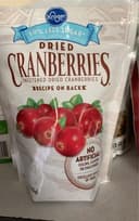 50% less sugar cranberrys