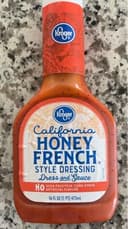 California honey French style dressing