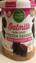 Black raspberry chip Oatmilk non-dairy frozen dessert